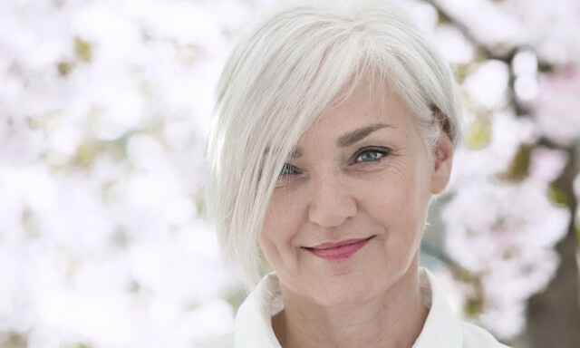 image: Mette har ikke farget håret på over tjue år